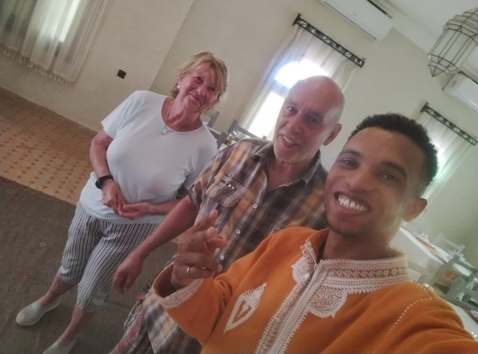 With Tourists